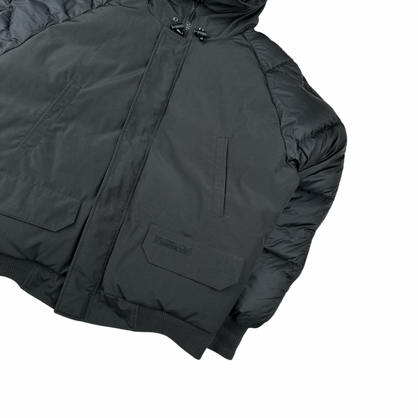 Canada Goose Black Down Chilliwack Bomber Puffer Jacket - Large