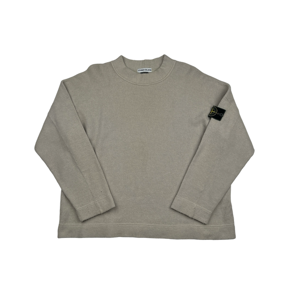 Stone Island AW1995 Vintage Wool Blend Mock Neck Jumper - XL