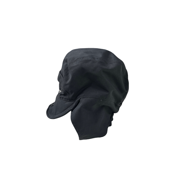 Berghaus Black Hydro Shell Neck Cover Peaked Hat - Small/Medium