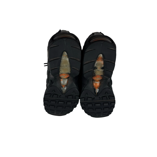 Nike Air Max 95 Black Orange Leather Trainers - UK 8.5