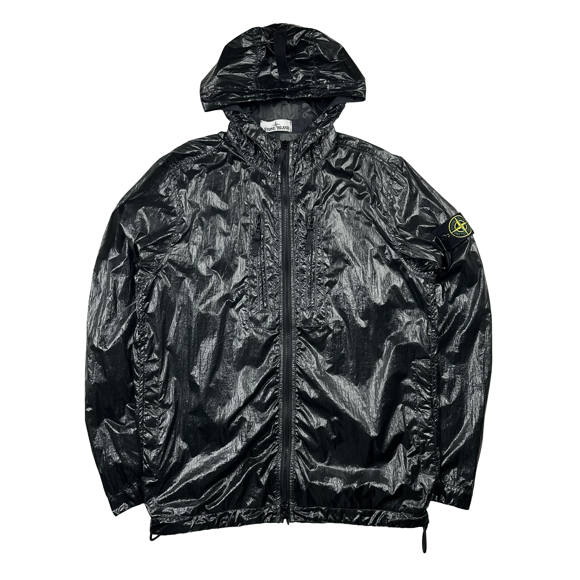 Stone Island 2021 Black Lucido TC Jacket - Medium – Mat's Island