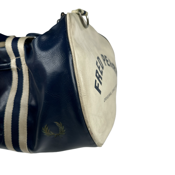 Fred Perry Leather Small Duffle / Holdall Bag