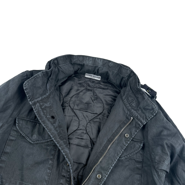 Stone Island 2008 Lino Flax Shoulder Badge Jacket - Medium