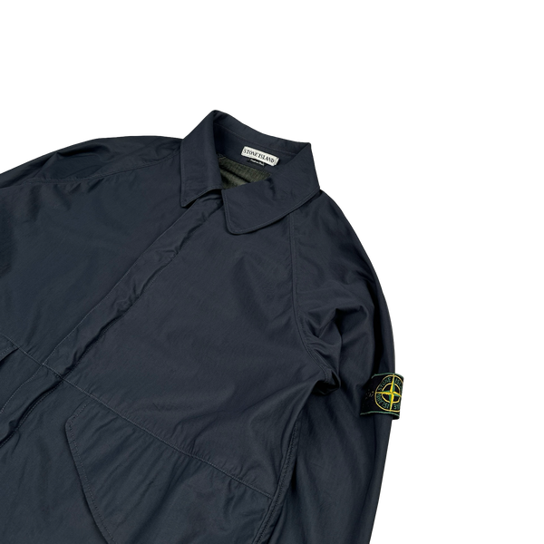 Stone Island 1997 Vintage Navy Nylam Jacket - Large