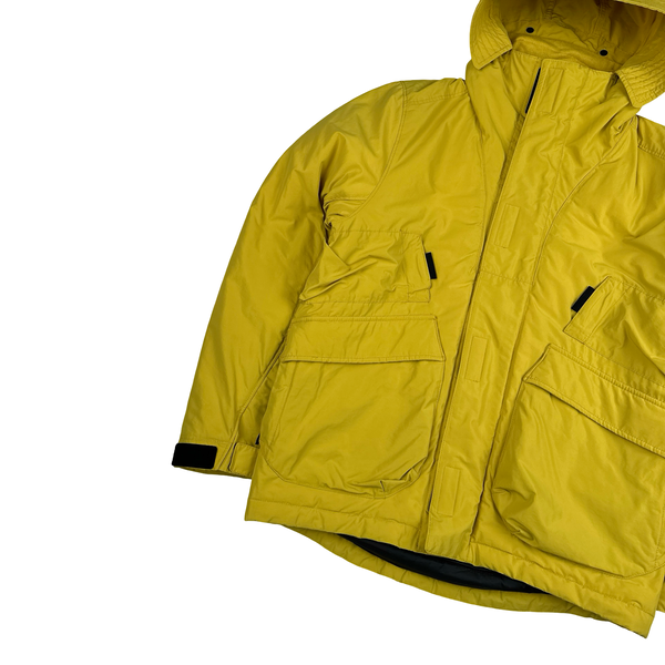 Stone Island 2018 Yellow Micro Reps Primaloft Lined Jacket - Small