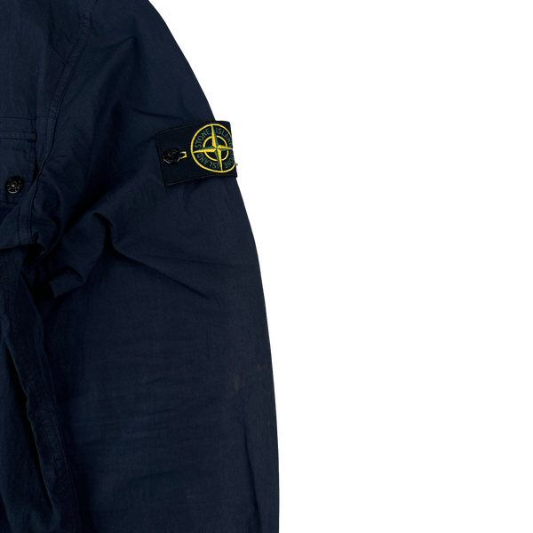 Stone Island 2011 Navy Cotton Double Pocket Overshirt - XL