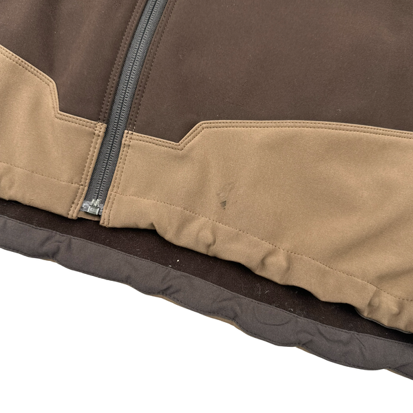 North Face Brown Summit Series Apex Soft Shell Jacket - XL