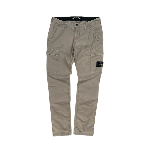 Stone Island 2018 Beige SK Fit Cargos - Medium