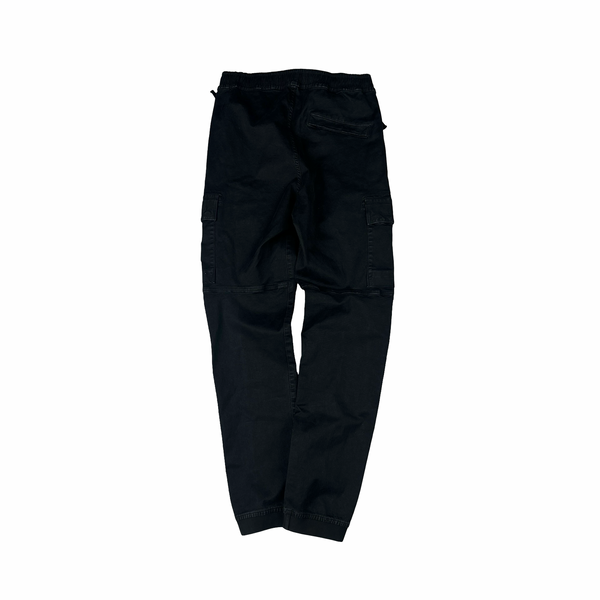 Stone Island 2022 Black RE T Cargo Trousers - 28"