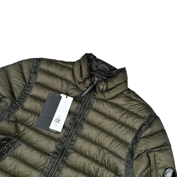 CP Company Khaki DD Shell Puffer Jacket - Medium