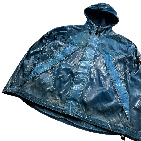 Stone Island 2012 Blue Prismatica Hooded Jacket - XL