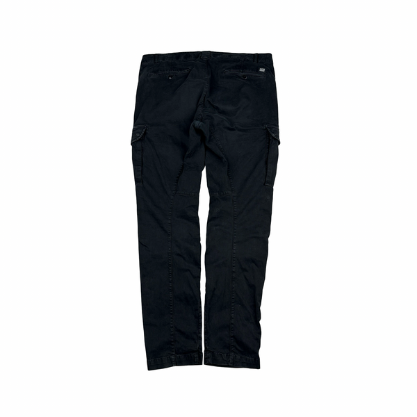 CP Company Black Ergonomic Fit Cargo Trousers - XXL