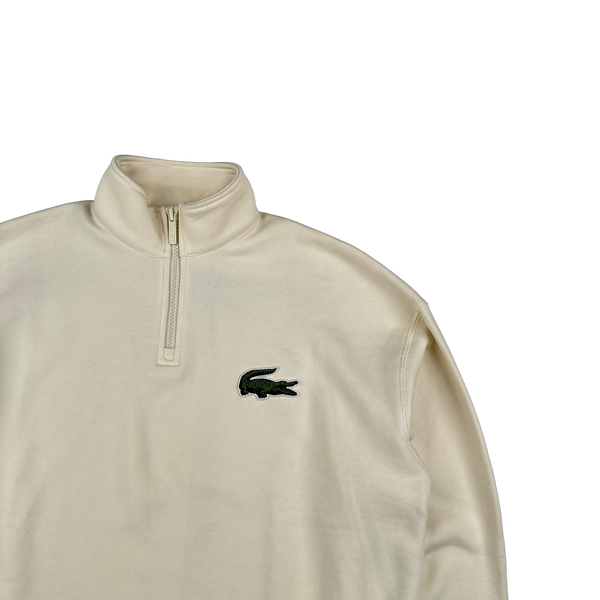 Lacoste Emblem Quarter Zip Jumper - Medium