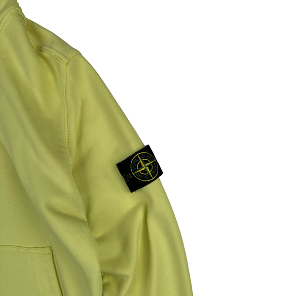 Stone Island 2019 Yellow Pullover Hoodie - Medium