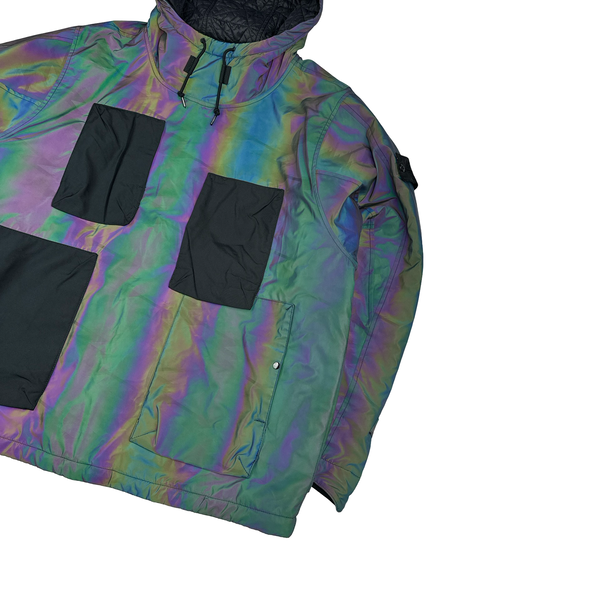 Stone Island 2018 Multi Colour Scarabeo Reflective Pullover Jacket - XL