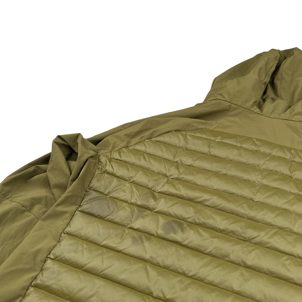 North Face Khaki Steep Series Down Filled Lightweight Jacket - Medium