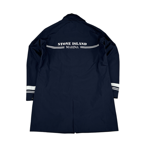 Stone Island Marina 2017 Tank Shield Featuring Multi Layer Fusion Technology Long Jacket - Large
