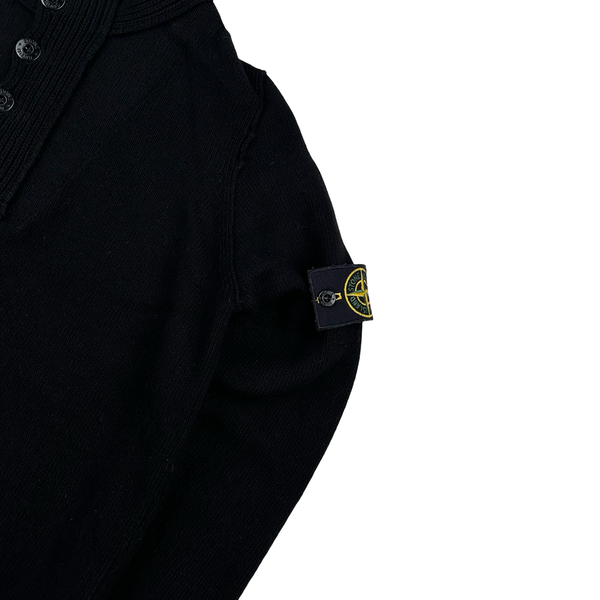 Stone Island 2009 Black Wool Pullover Knit - Medium