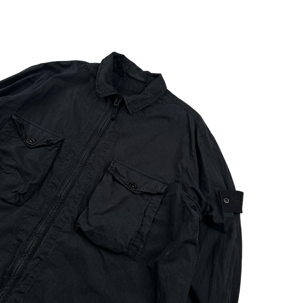 Stone Island 2019 Black Ghost Piece Overshirt - 3XL