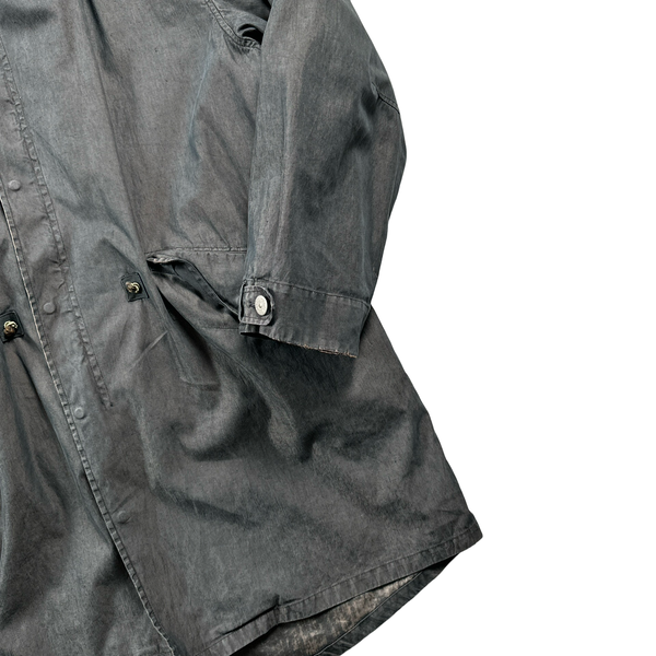 Stone Island 2002 Cotton Shimmer Dutch Rope Fish Tail Jacket - XXL