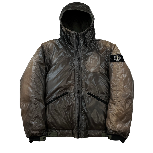 Stone Island Brown Down Filled Ice Jacket - Medium – Mat's Island