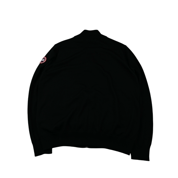 Canada Goose Black Hybridge Knit Jacket - Large