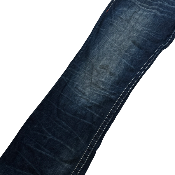 True Religion Dark Blue Faded Wash Straight Jeans - Medium