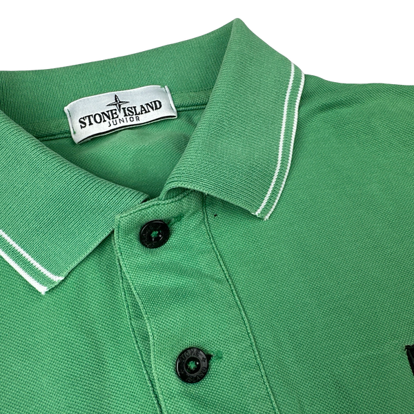 Stone Island Green Cotton Polo Shirt - XS
