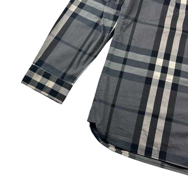 Burberry shirt gray shop