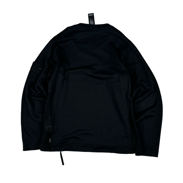 Stone Island 2022 Black Shadow Project Pullover Crewneck - Small