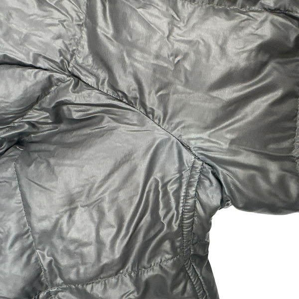 CP Company Down Filled Quilted Lined Black Goggle Puffer Jacket - Medium