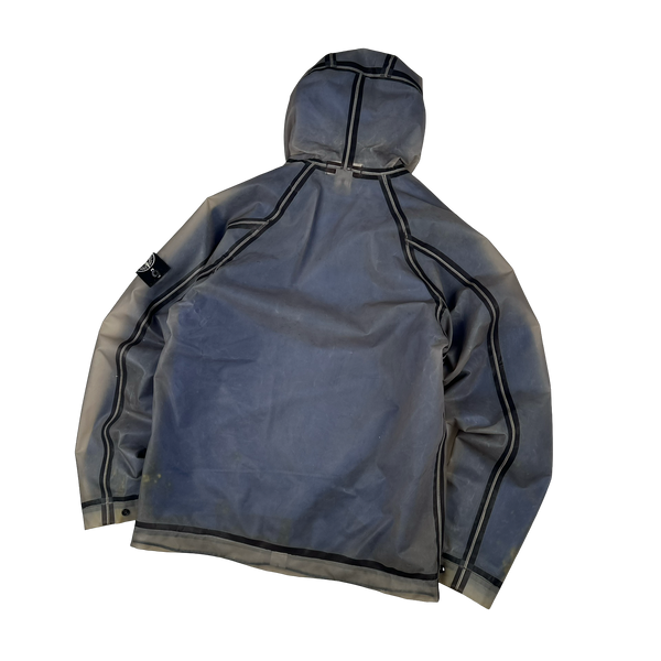 Stone Island 2015 Royal Blue Poly Cover Jacket - Medium