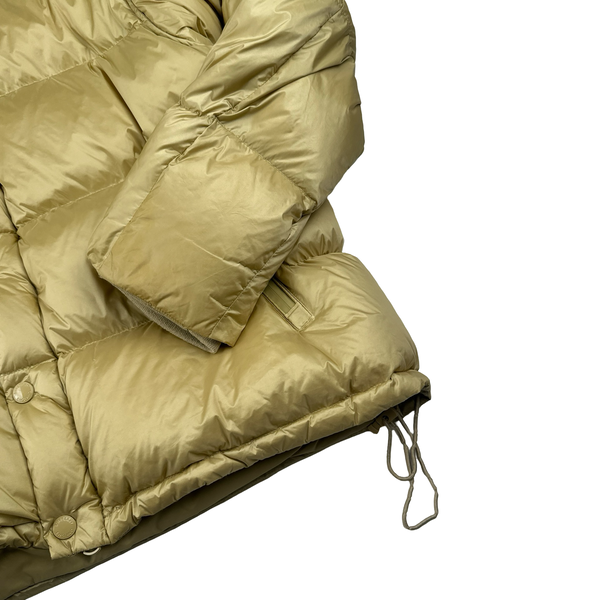 Burberry Honey Down Filled Spellout 2 In 1 Puffer Jacket - XXL