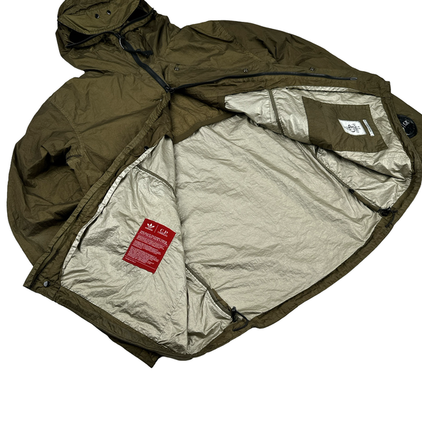 CP Company x Adidas Khaki Explorer Chrome Goggle Jacket - Large