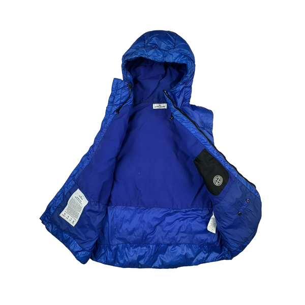 Stone Island 2020 Garment Dyed Crinkle Reps Down Filled Gilet - XXL