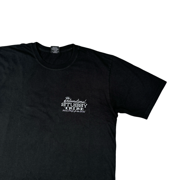 Stussy Black Cotton Graphic T Shirt - Medium – Mat's Island