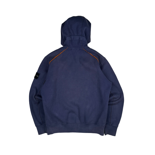 Stone Island 2015 Purple Zip Up Hoodie - Medium