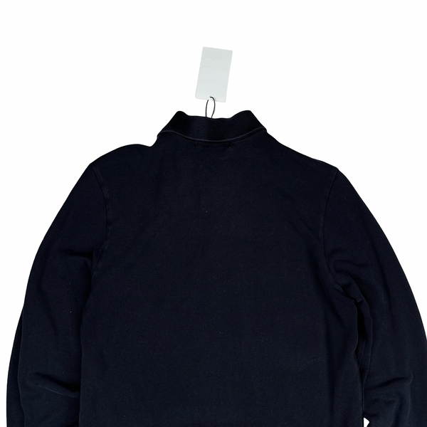 Stone Island 2012 Navy Cotton 30th Anniversary Long Sleeve Polo Shirt - Medium