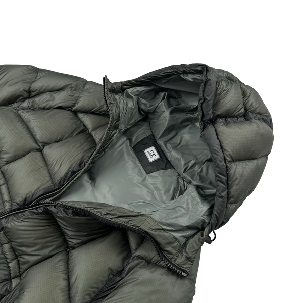 CP Company Green Down Filled DD Shell Lens Viewer Puffer Jacket - XL