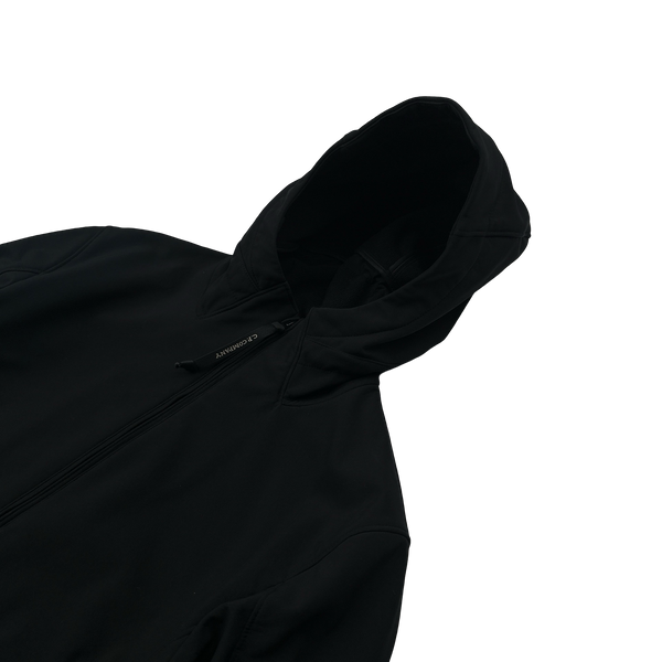 CP Company Black Lens Viewer Soft Shell Jacket - Large