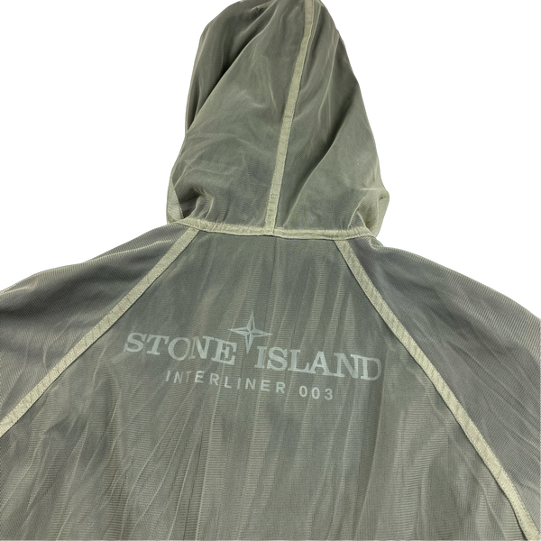 Stone Island 2003 Interliner 3 in 1 Mesh Hooded Jacket - Medium 