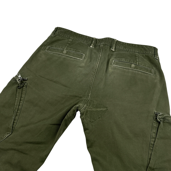Stone Island 2017 Green Skinny Fit Cargo Trousers - 32"