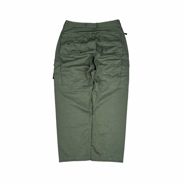 Stone Island 2021 Green LO Baggy Cargo Trousers - 30"