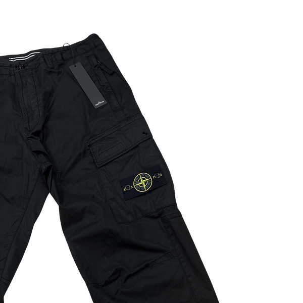 Stone Island Black RE  2021 Cargo Trousers - 32"