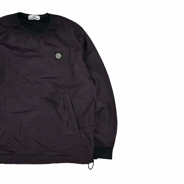 Stone Island 2017 Purple 3D Effect Nylon Metal Pullover Jumper - XL