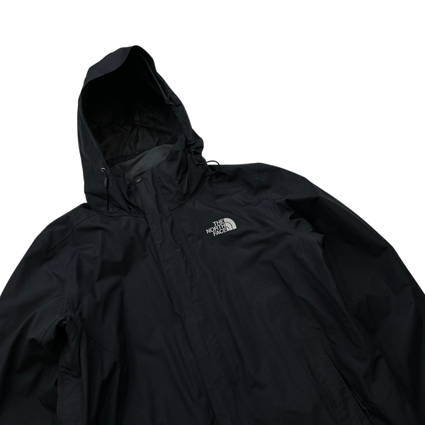 North Face 2 In 1 Black Triclimate Hyvent Jacket - Small