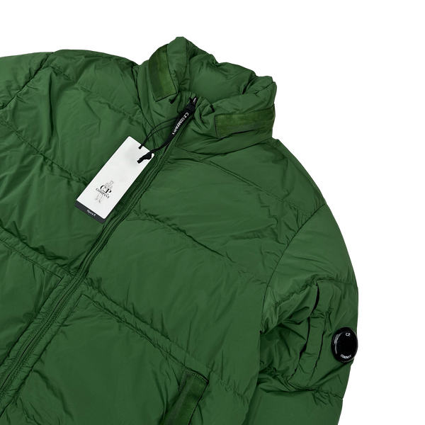 CP Company Green Down Filled Nycra R Puffer Jacket - Small, Medium, Large, XL