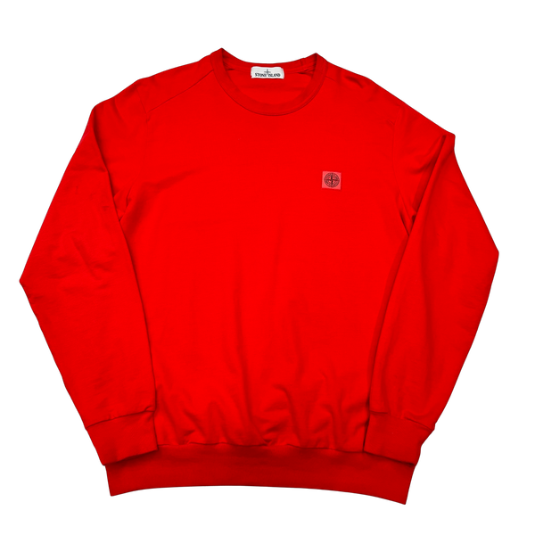 Stone Island 2016 Red Lightweight Crewneck Jumper - XXL