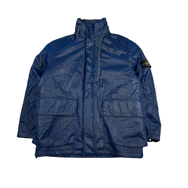 Stone Island Nylam Blue Vintage AW2000 Rare Dutch Rope Jacket - Large