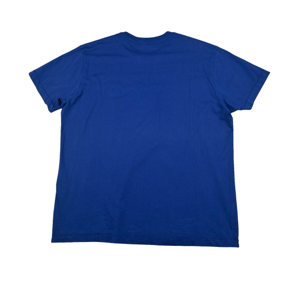 Stone Island Blue Cotton Patch T Shirt - XXL